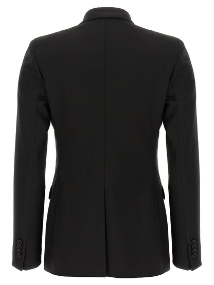 Black Virgin Wool Two-Piece Suit