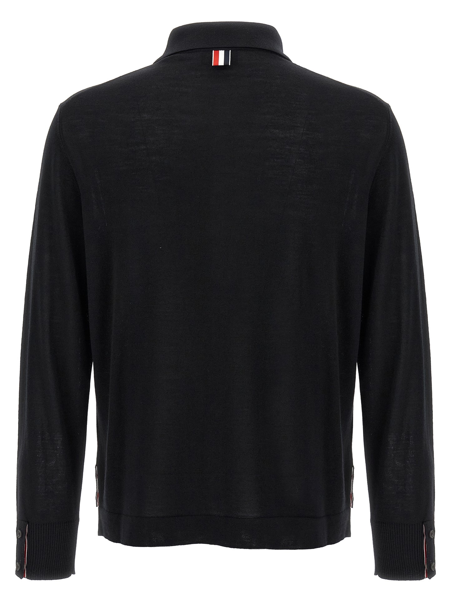 Black Virgin Wool Cardigan