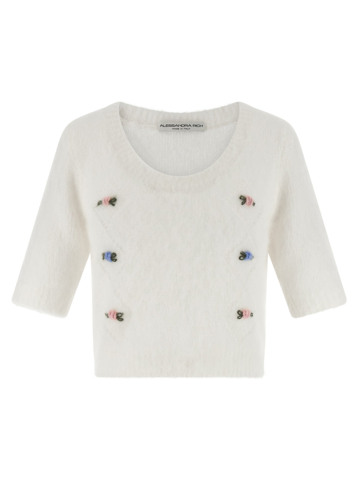 White Wool Cardigan