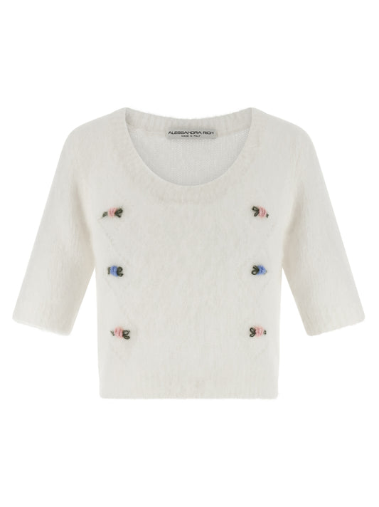 White Wool Cardigan