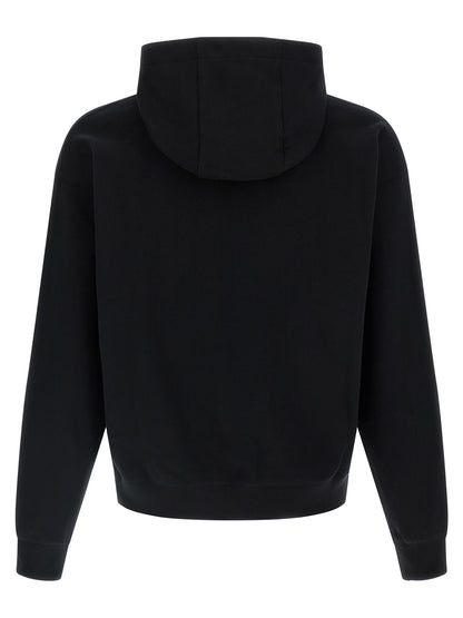 Black Cotton Sweatshirt