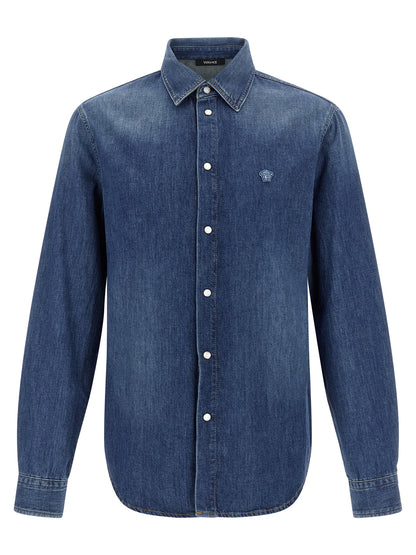 Blue Cotton Blouse