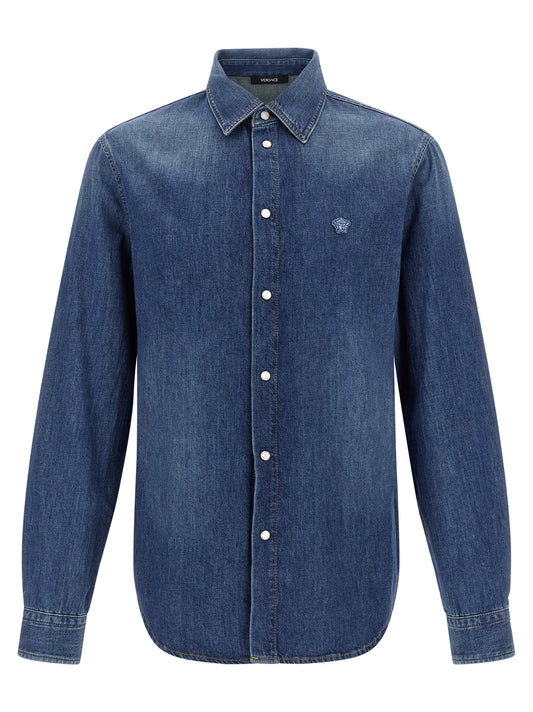 Blue Cotton Blouse