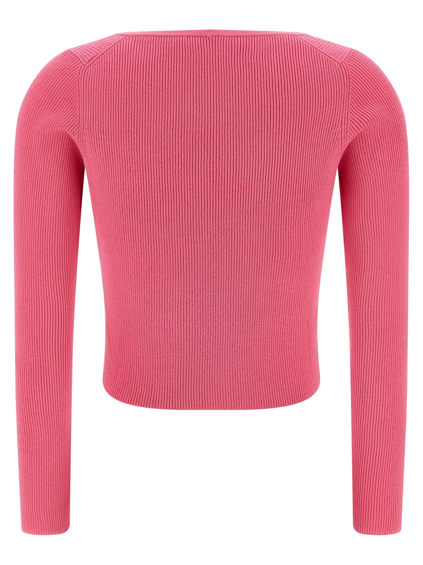 Fuchsia Viscose Cardigan