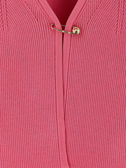 Fuchsia Viscose Cardigan