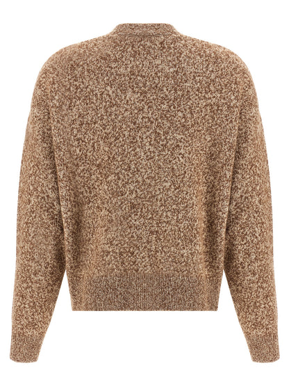 Beige Virgin Wool Cardigan