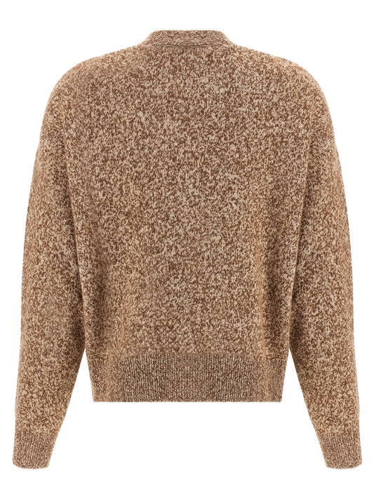 Beige Virgin Wool Cardigan