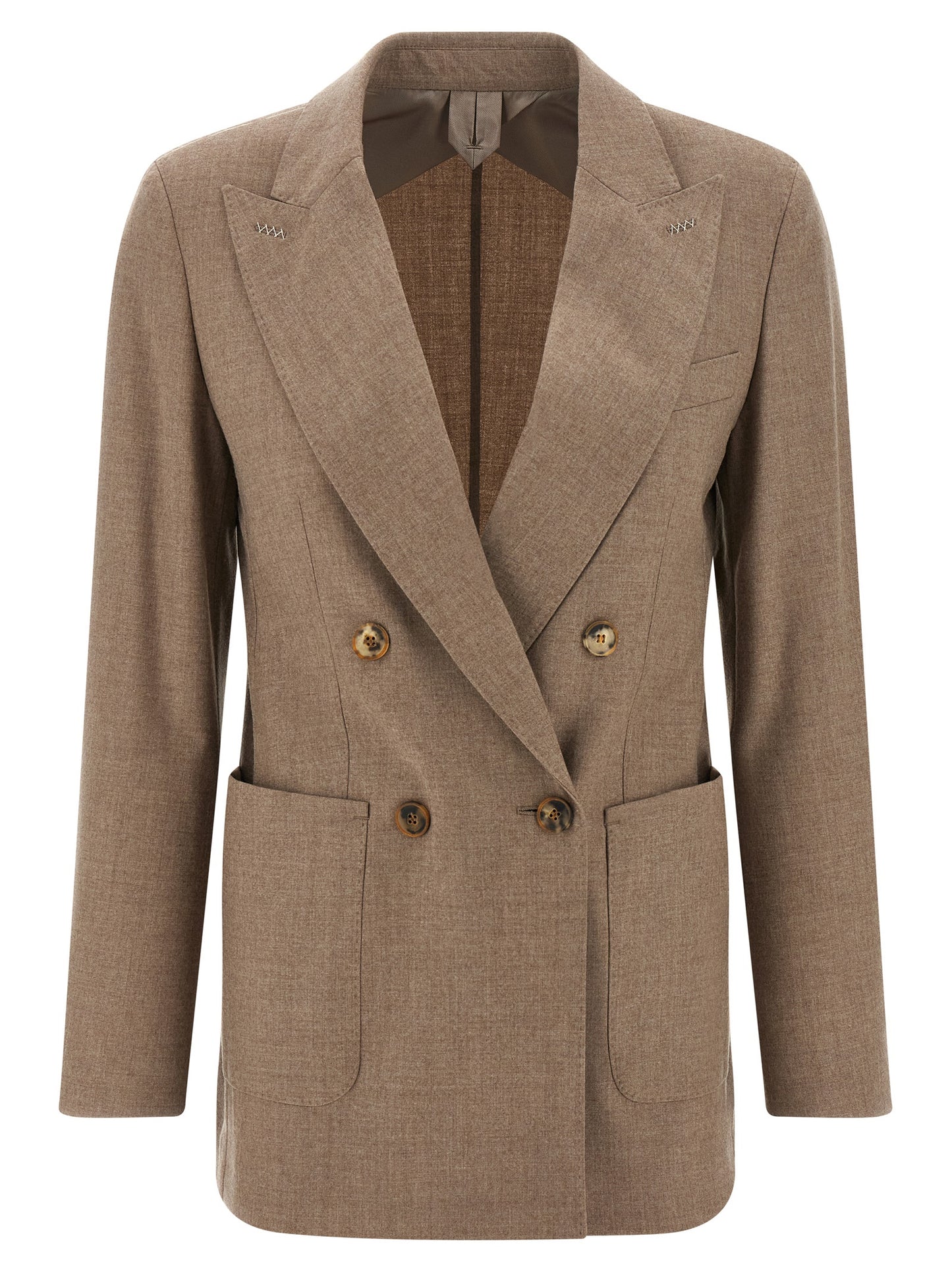 Beige Cashmere Blazer