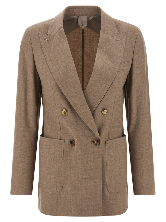 Beige Cashmere Blazer