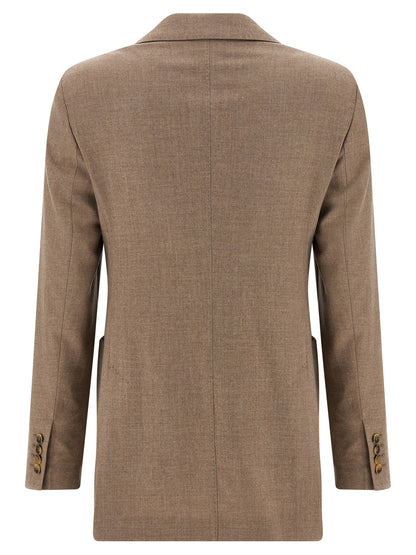 Beige Cashmere Blazer