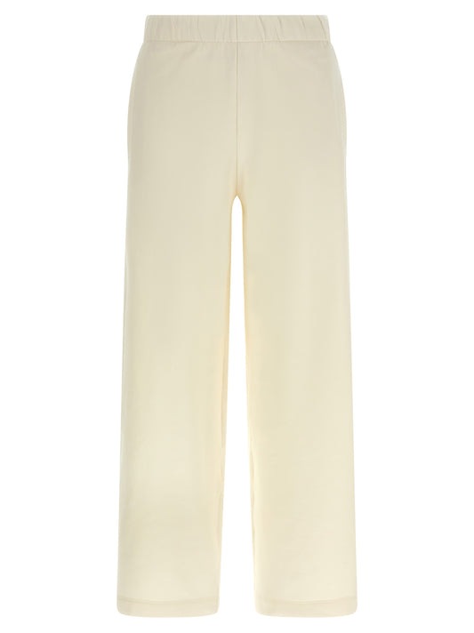 White Silk Casual Pants