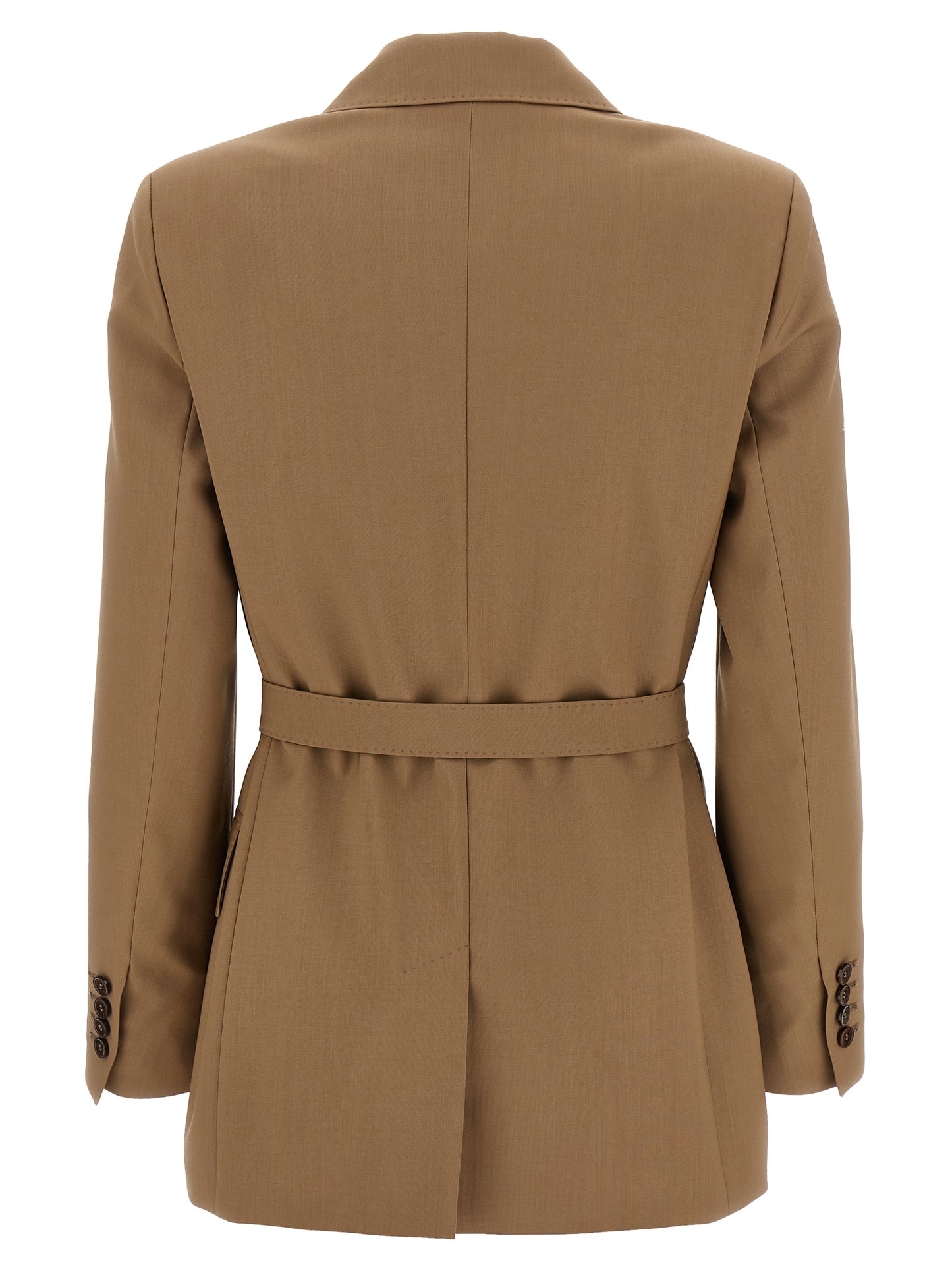 Brown Virgin Wool Blazer