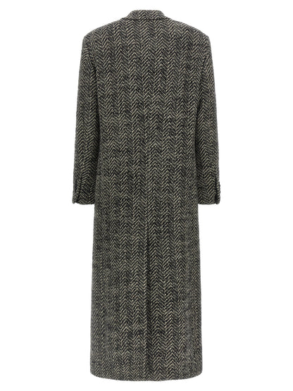 Multicolor Wool Coat