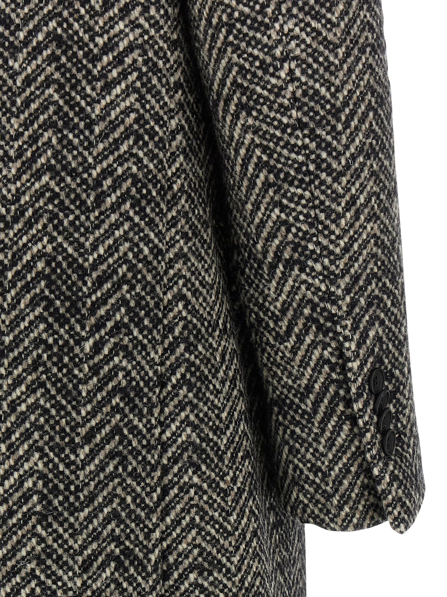 Multicolor Wool Coat