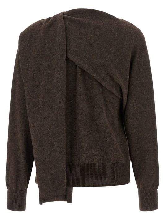 Brown Cashmere Cardigan
