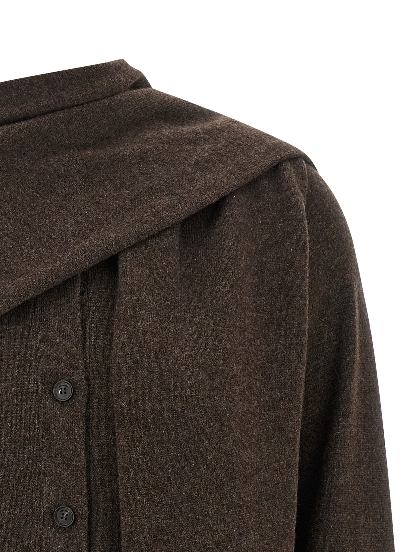 Brown Cashmere Cardigan