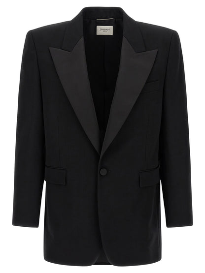 Black Wool Blazer