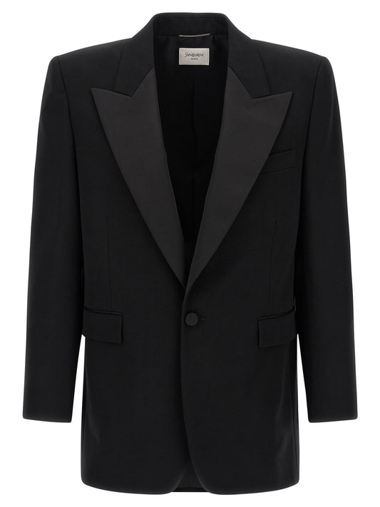 Black Wool Blazer