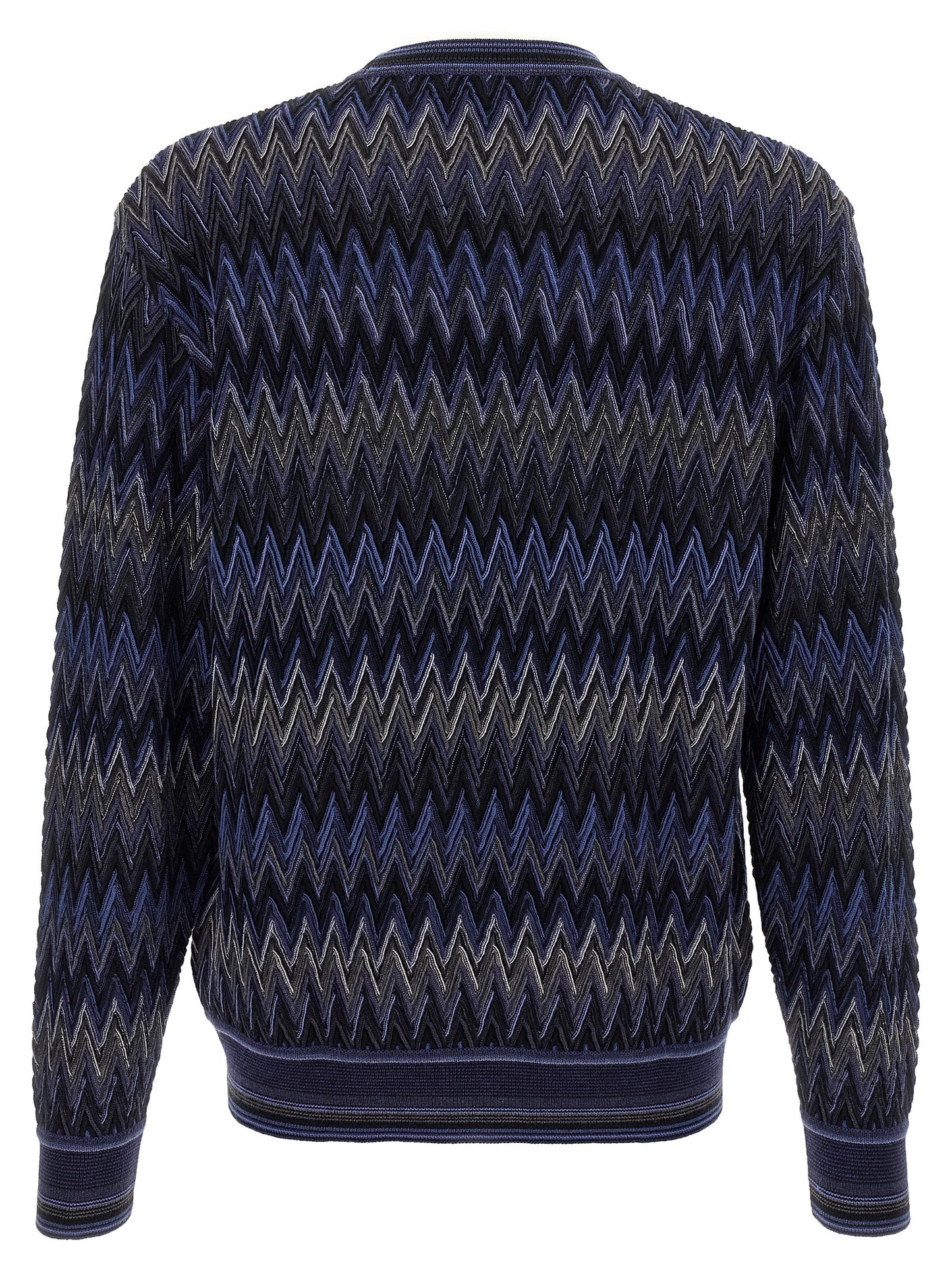 Blue Wool Cardigan