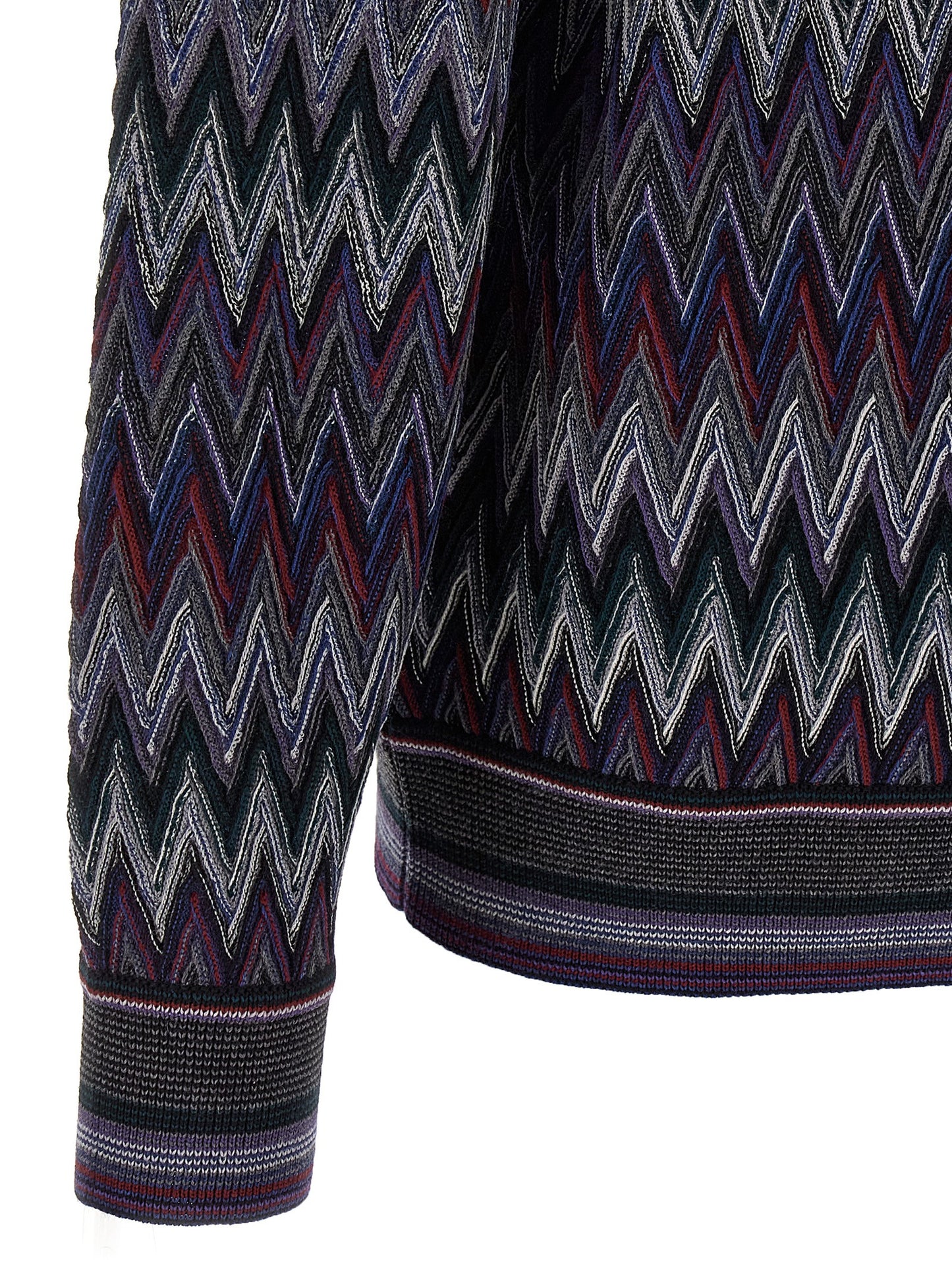 Blue Wool Cardigan