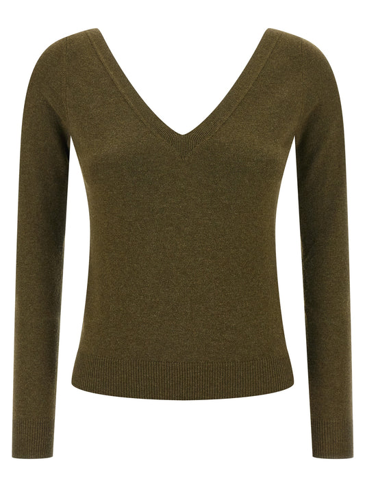 Bicolor Cashmere Cardigan