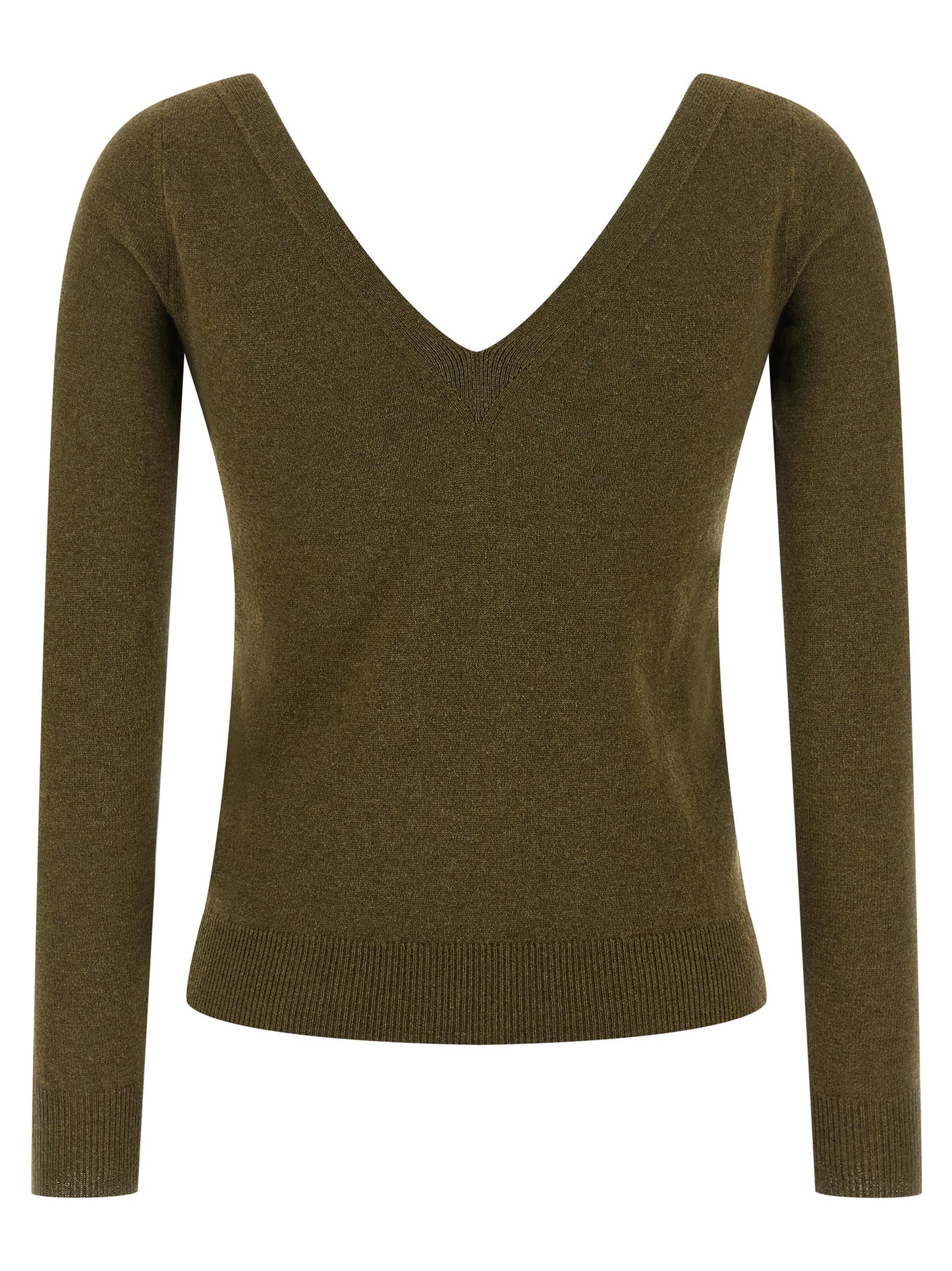 Bicolor Cashmere Cardigan