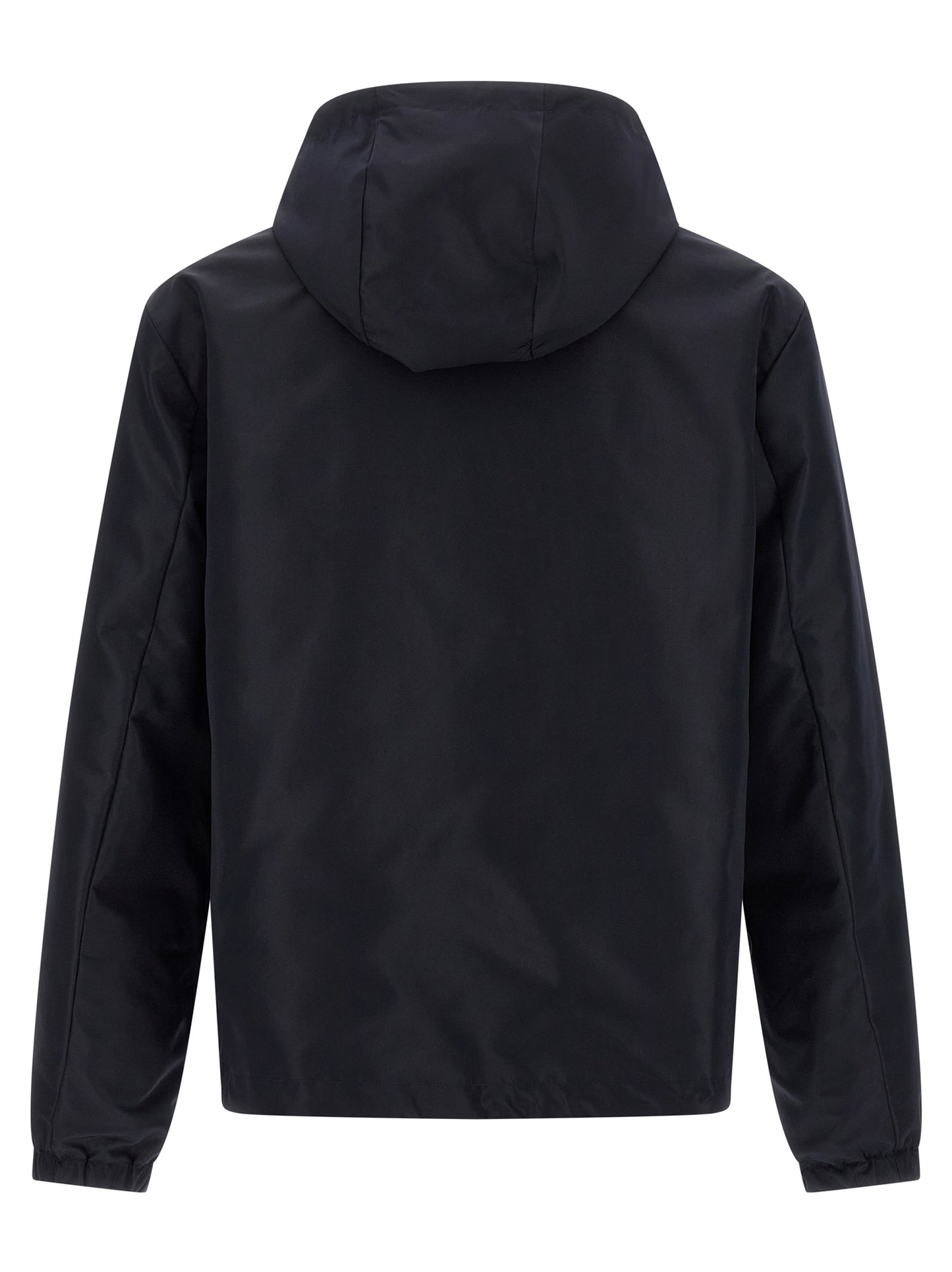 Blue Polyester Shell Jacket