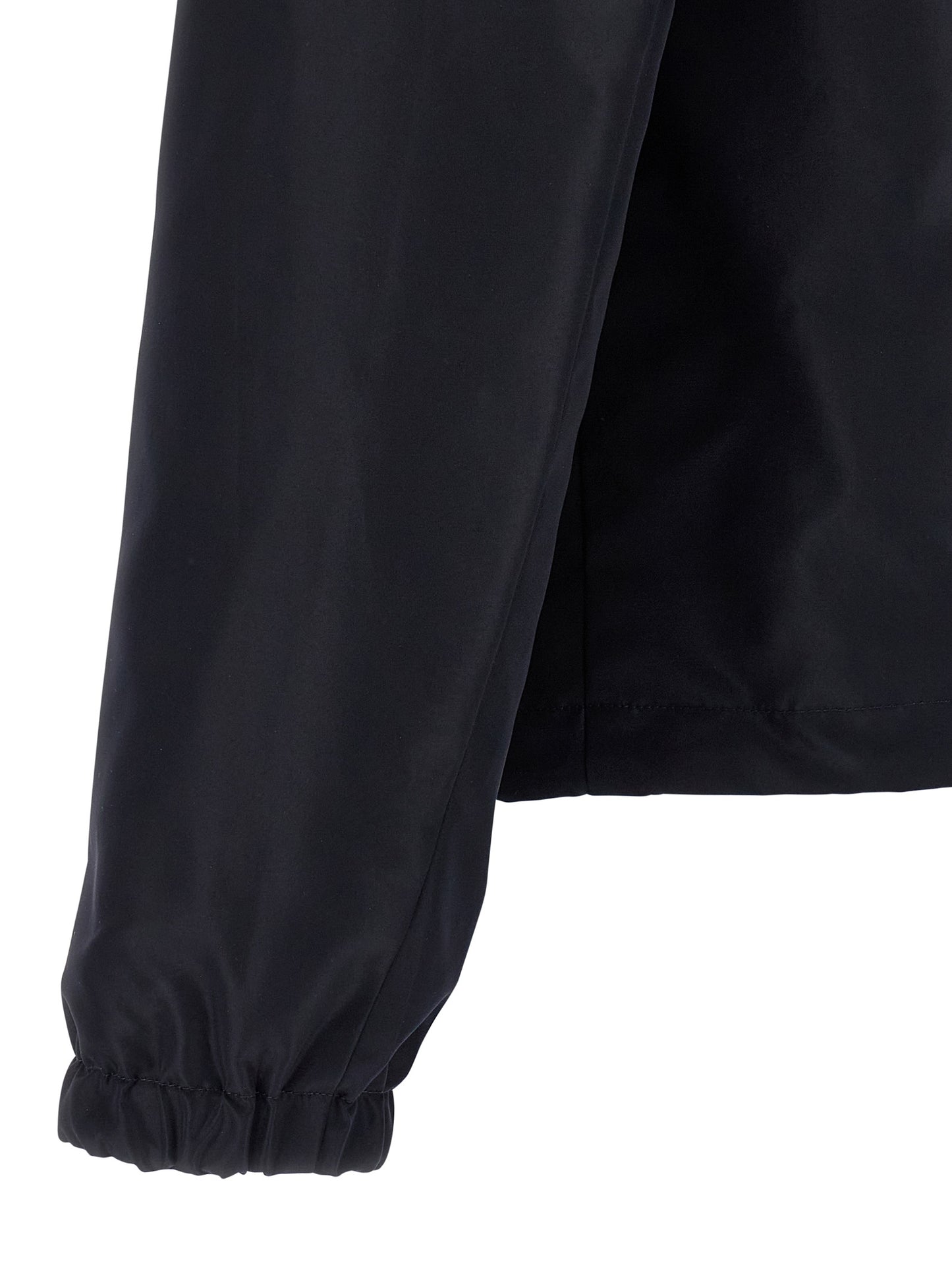 Blue Polyester Shell Jacket