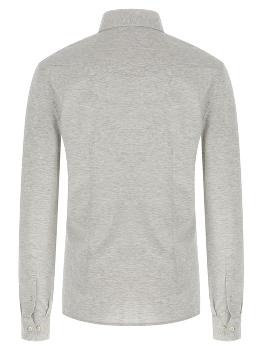 Gray Cotton Blouse