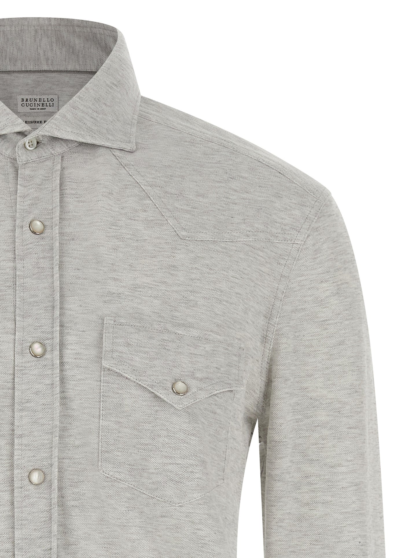 Gray Cotton Blouse