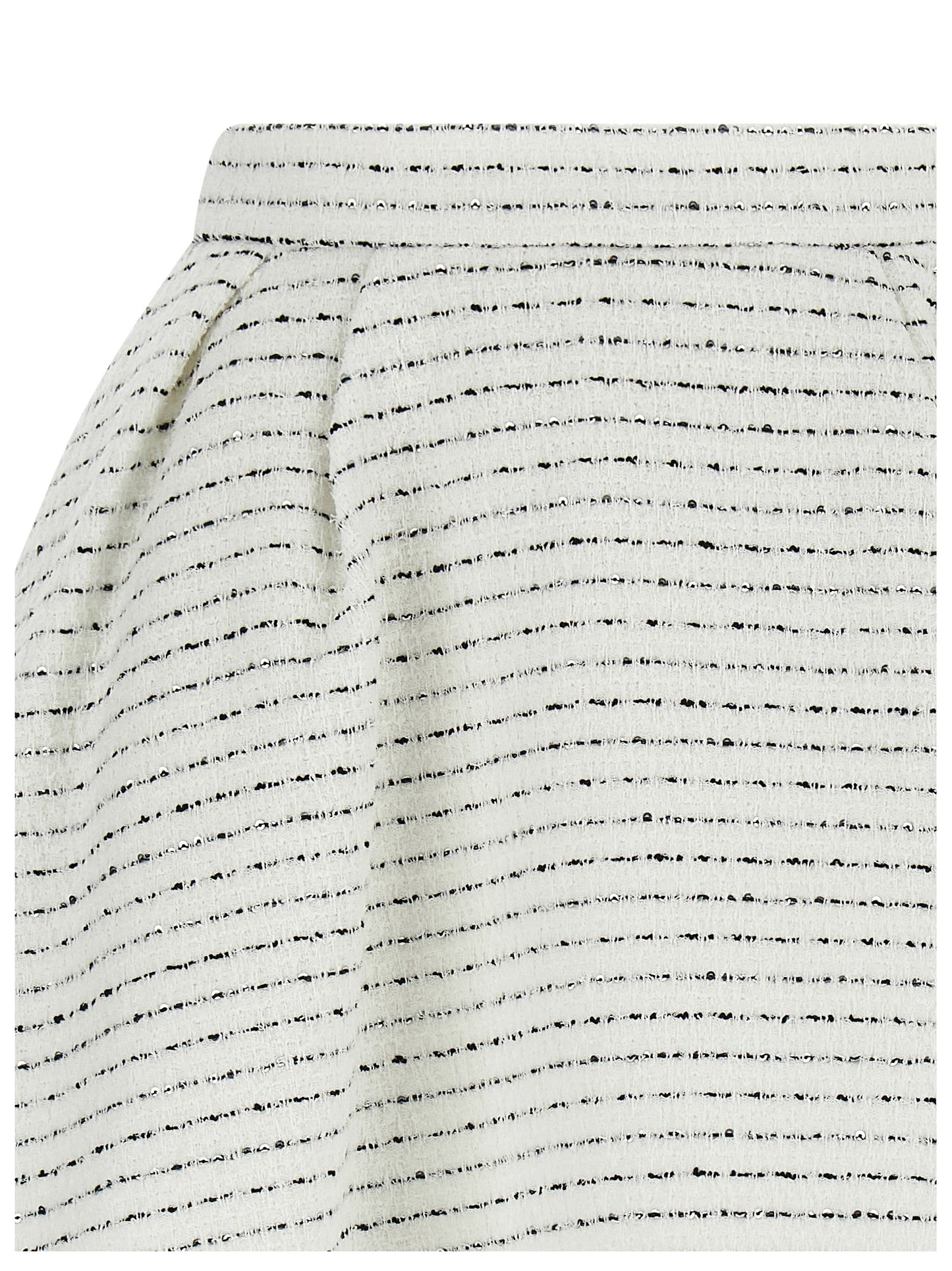 White Polyamide Long Skirt