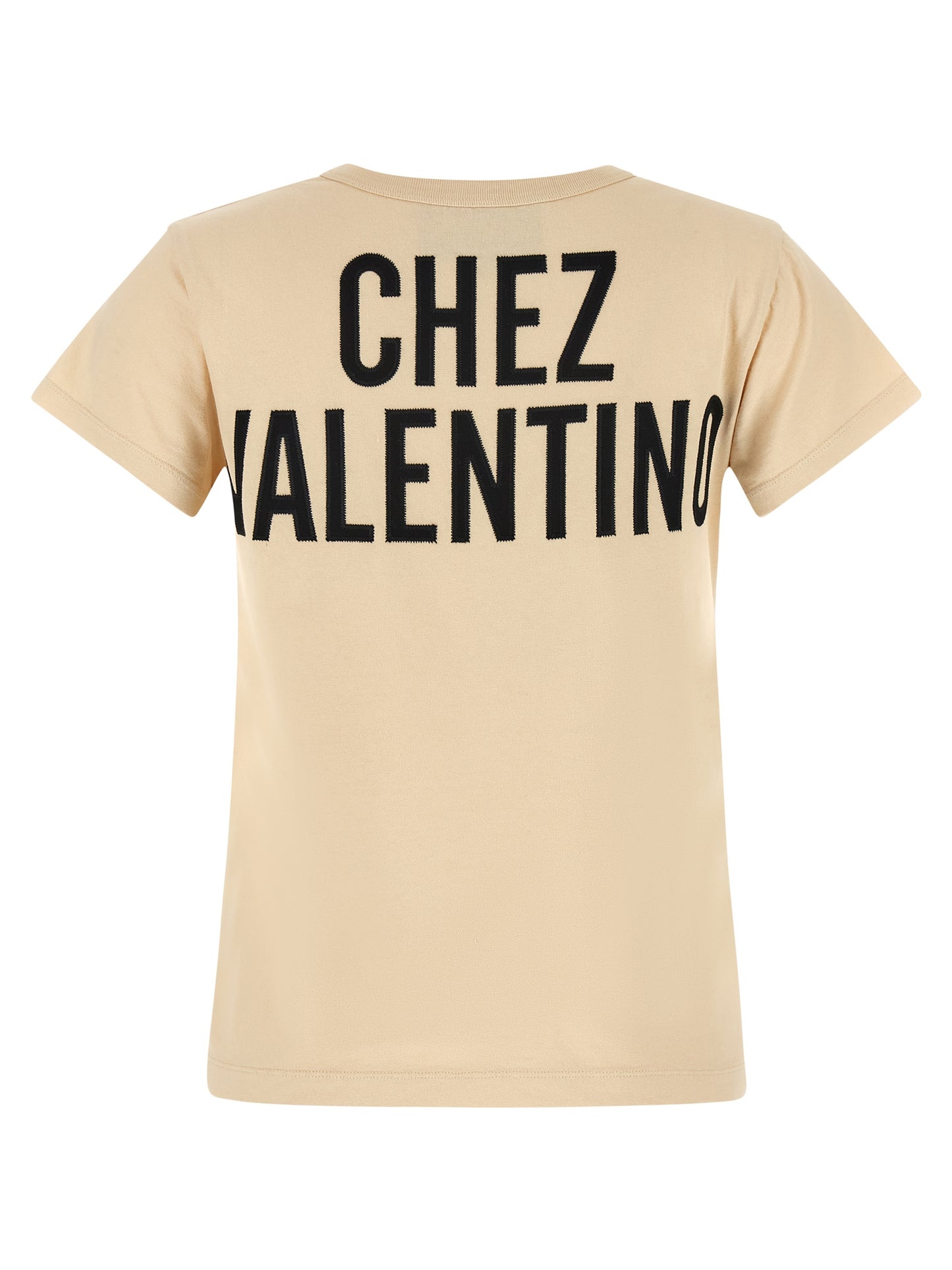 Beige Cotton T-Shirt