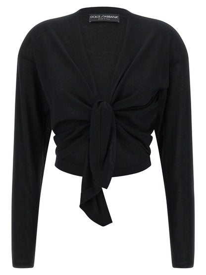 Black Cashmere Cardigan