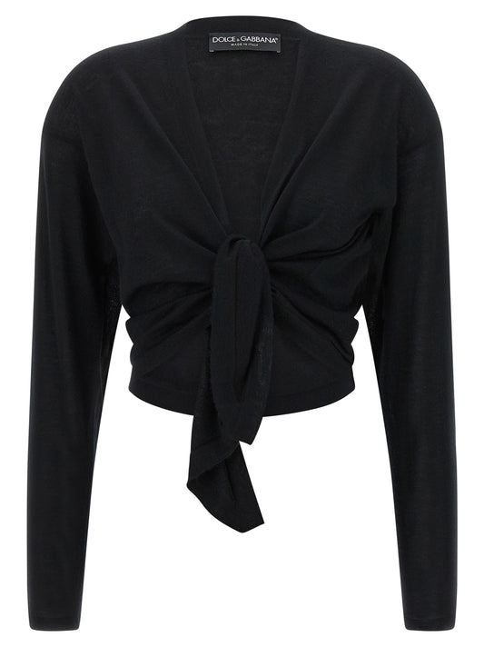 Black Cashmere Cardigan