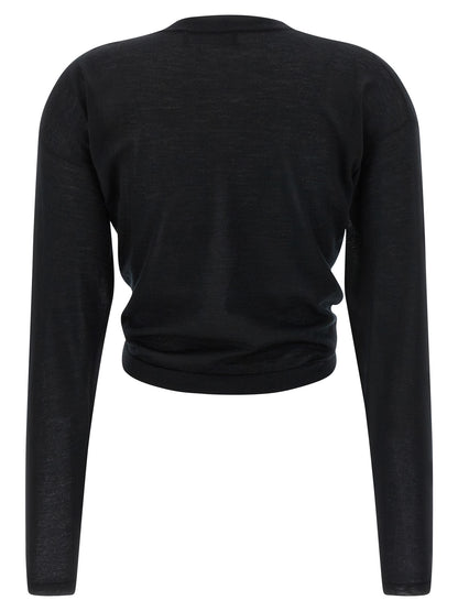 Black Cashmere Cardigan
