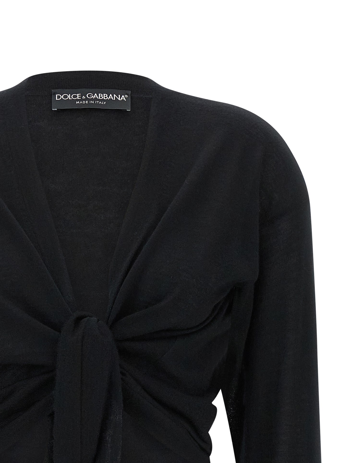 Black Cashmere Cardigan