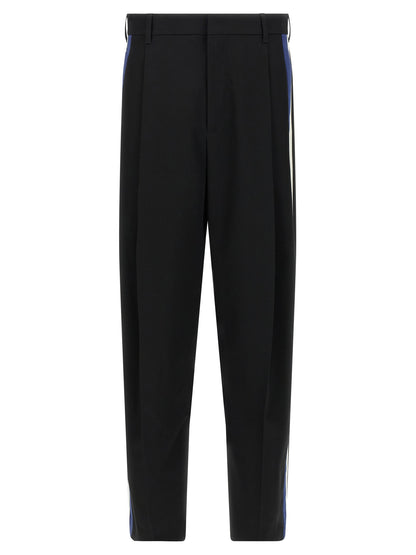 Black Virgin Wool Dress Pants