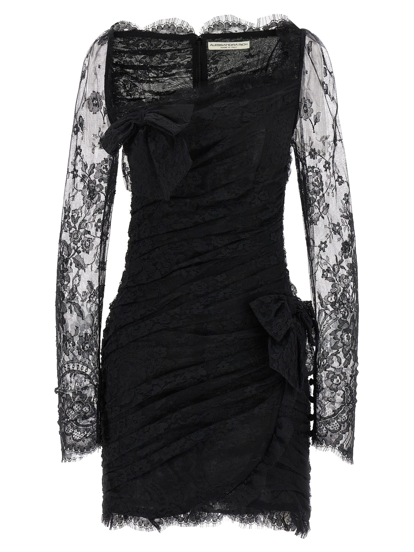 Black Organic Cotton Short Dress