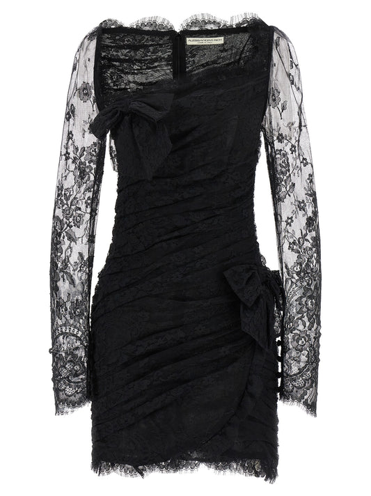 Black Organic Cotton Short Dress