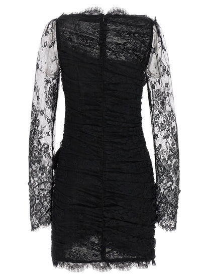 Black Organic Cotton Short Dress