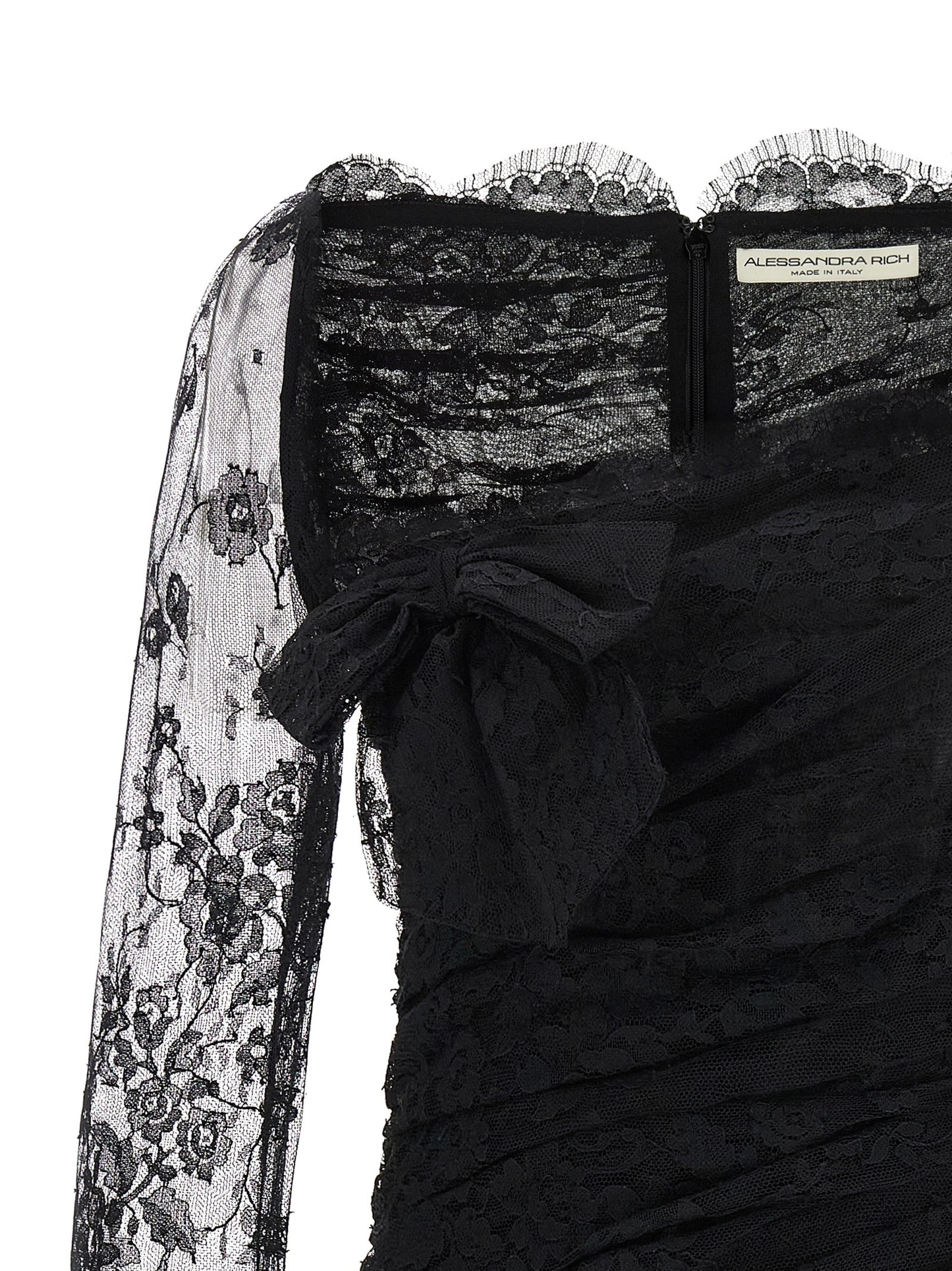 Black Organic Cotton Short Dress