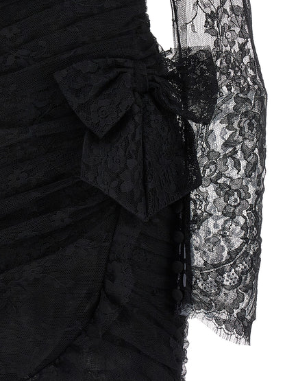 Black Organic Cotton Short Dress