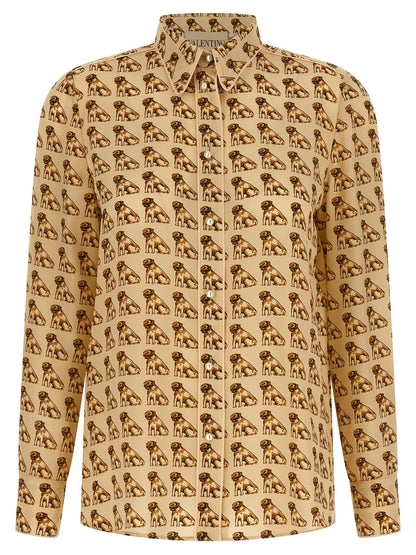 Beige Silk Blouse