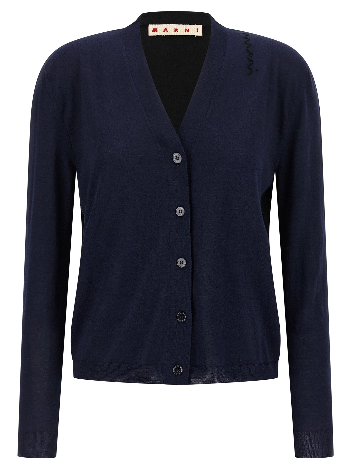 Multicolor Virgin Wool Cardigan