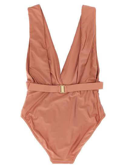 Multicolor Polyamide One-Piece Swimsuit