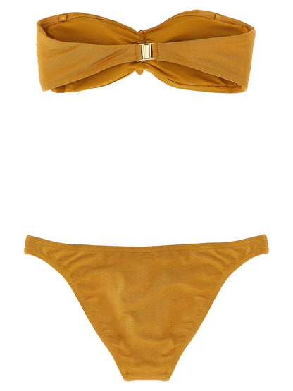 Beige Nylon Bikini