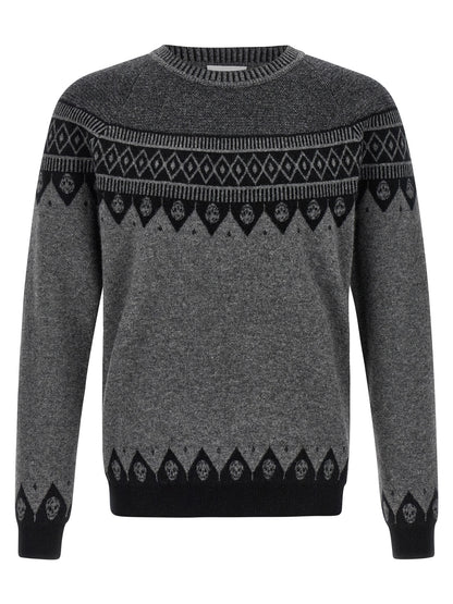 Gray Wool Cardigan
