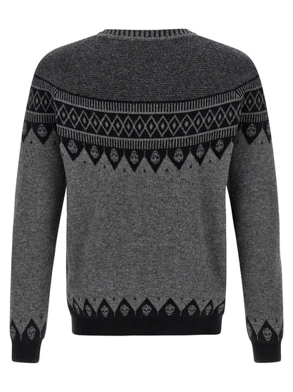 Gray Wool Cardigan