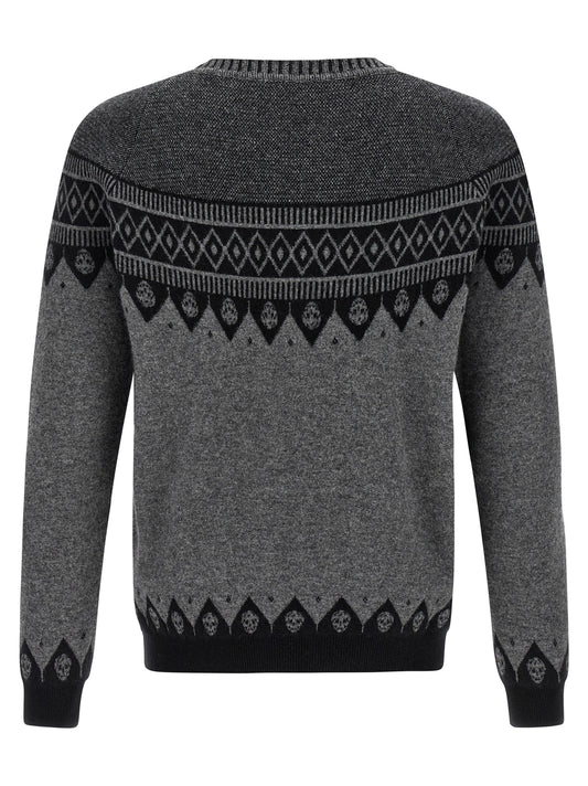 Gray Wool Cardigan