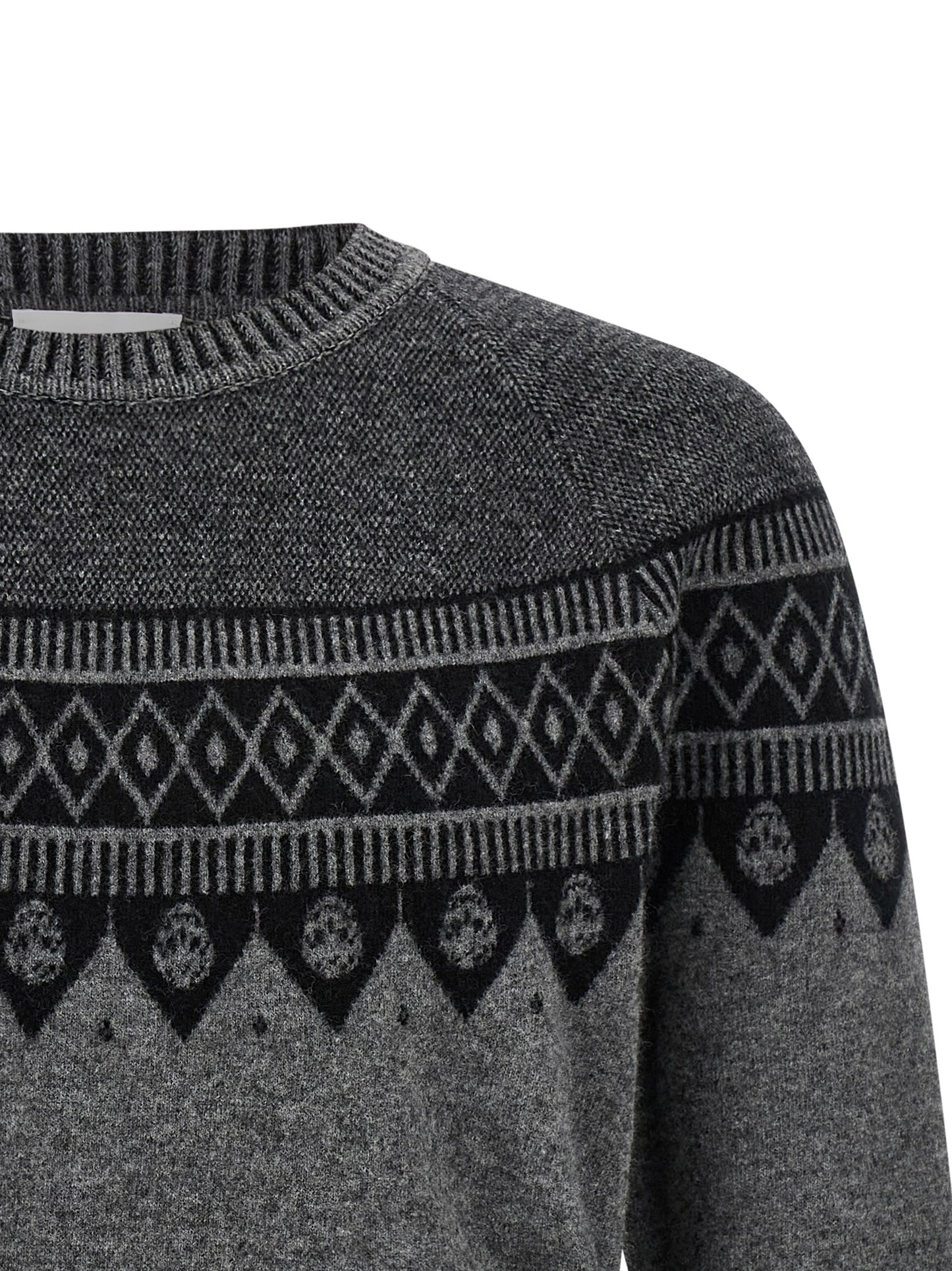Gray Wool Cardigan